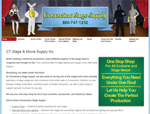 Tablet Screenshot of ctstagesupply.com
